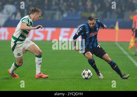 Davide Zappacosta von Atalanta BC 1907 in Aktion während des UEFA Champions League 2024/2025 Phase MD3 Fußballspiels zwischen Atalanta BC und Celtic FC im Gewiss Stadium am 23. Oktober 2024 in Bergamo, Italien. Stockfoto