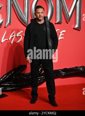 LONDON, GROSSBRITANNIEN. Oktober 2024. Tom Hardy nahm an der britischen Premiere von VENOM: The Last Dance am BFI IMAX in London Teil. (Foto von 李世惠/siehe Li/Picture Capital) Credit: Siehe Li/Picture Capital/Alamy Live News Stockfoto