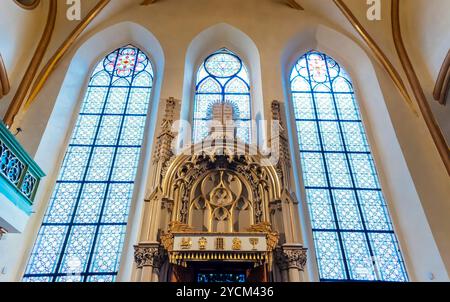 Maisel-Synagoge. Gegründet 1592 als Privattempel vom Bürgermeister der Prager Jüdischen Stadt, Mordechai Maisel. Ursprünglich Renaissance in Erscheinan Stockfoto