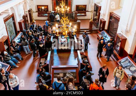 Die Klausener Synagoge ist heute die größte Synagoge im ehemaligen Prager Jüdischen Ghetto und das einzige Beispiel einer frühbarocken Synagoge im G Stockfoto