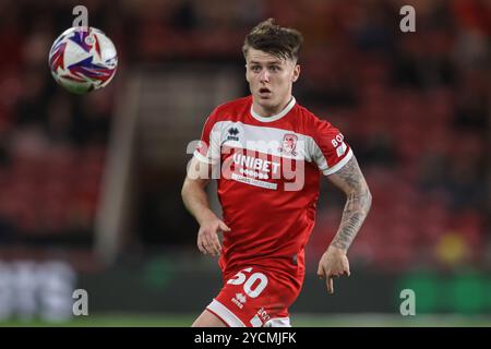 Middlesbrough, Großbritannien. Oktober 2024. Ben Doak von Middlesbrough während des Sky Bet Championship Matches Middlesbrough gegen Sheffield United im Riverside Stadium, Middlesbrough, Vereinigtes Königreich, 23. Oktober 2024 (Foto: Alfie Cosgrove/News Images) in Middlesbrough, Vereinigtes Königreich am 23. Oktober 2024. (Foto: Alfie Cosgrove/News Images/SIPA USA) Credit: SIPA USA/Alamy Live News Stockfoto