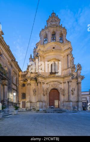 Kirche St. Joseph, Chiesa di San Giuseppe, Ragusa Ibla, Sizilien, Italien Stockfoto