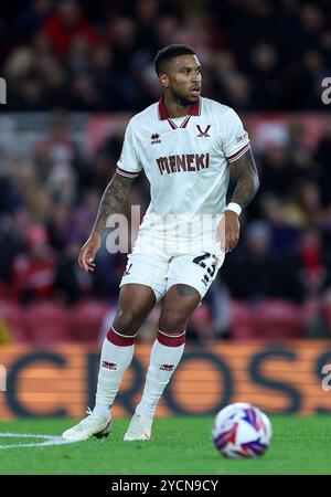 Middlesbrough, Großbritannien. Oktober 2024. Tyrese Campbell von Sheffield United während des Sky Bet Championship Matches im Riverside Stadium, Middlesbrough. Der Bildnachweis sollte lauten: Simon Bellis/Sportimage Credit: Sportimage Ltd/Alamy Live News Stockfoto