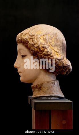 Porträt eines jungen Mannes, früher bekannt als St. Vitus, Antonello Gagini, 1478-1536, Abatellis Palace Museum, Palermo, Sizilien, Italien Stockfoto