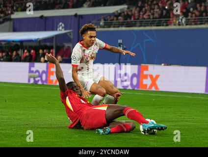 Red Bull Arena, Leipzig, Deutschland. Oktober 2024. RB Leipzig gegen Liverpool, in der Red Bull Arena, Leipzig, Deutschland. Ulrik Pedersen/CSM/Alamy Live News Stockfoto