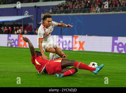 Leipzig, Deutschland. 23. Oktober 2024. /#3/ /#2/ während des Champions League - MD3 Spiels zwischen RB Leipzig und Liverpool in der Red Bull Arena, Leipzig, Deutschland. Quelle: Ulrik Pedersen/Alamy Stockfoto