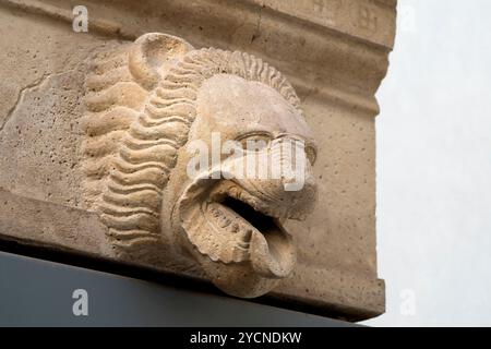 Tempel E von Selinunte, regionales Archäologisches Museum Antonio Salinas, Palermo, Sizilien, Italien Stockfoto