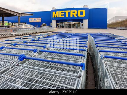 METRO Cash Carry Samara Store. Stockfoto