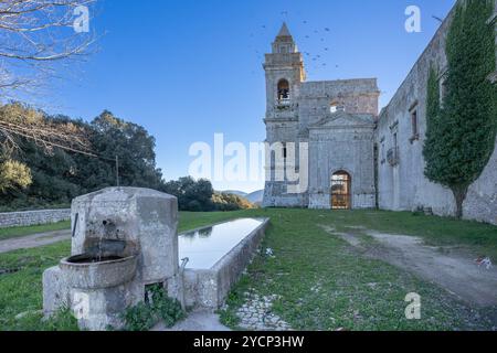 Abbazia Santa Maria del Bosco, Contessa Entellina, Palermo, Sizilien, Italien Stockfoto