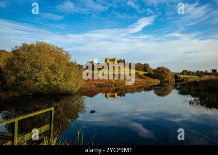 Blick auf das Dower House vom Herzogin Teich in der Stadt bristol Stockfoto