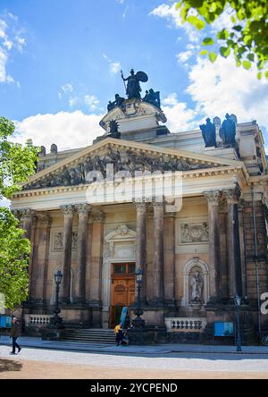 Die Hochschule für Bildende Künste Dresden ist eine berufliche Hochschule für Bildende Künste in Dresden, Deutschland. Stockfoto