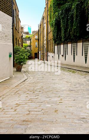 Schmale Gasse Straße in London Stockfoto