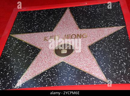 Hollywood, USA. Oktober 2024. Ken Jeong's Star on the Hollywood Walk of Fame in Hollywood, KALIFORNIEN am 23. Oktober 2024 © ALO/AFF-USA.com Credit: AFF/Alamy Live News Stockfoto