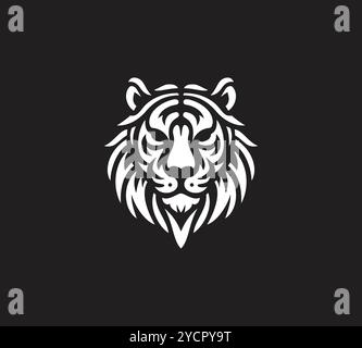 Lion Head Vector Design Template kreativ und modern Stock Vektor