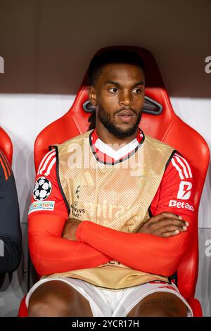 Lisboa, Portugal. Oktober 2024. Ranato Sanches aus Benfica wurde während des Spiels der UEFA Champions League zwischen Benfica und Feyenoord im Estadio Sport Lisboa e Benfica gesehen. Endpunktzahl: Benfica 1:3 Feyenoord. (Foto: Nuno Branco/SOPA Images/SIPA USA) Credit: SIPA USA/Alamy Live News Stockfoto