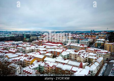 Skyline von Göteborg im Winter, HDR-Foto Stockfoto