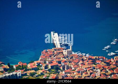 Adria Stadt Blacksburg Luftaufnahme Stockfoto