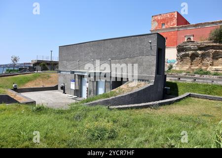 Neapel - Aufstieg Monte Echia sul Belvedere di Pizzofalcone Stockfoto