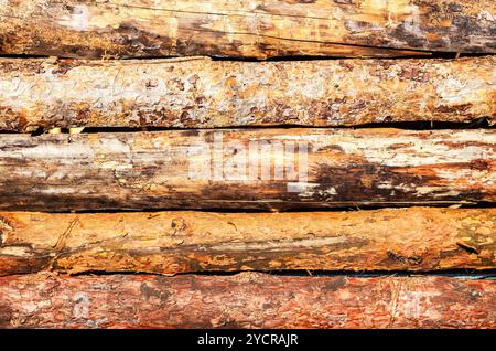 Alte rau Holzbretter mit Rissen als Hintergrund Stockfoto