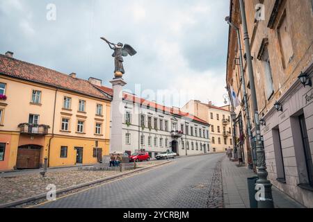 Engelsstatue in Vilnius Uzupis, Litauen Stockfoto