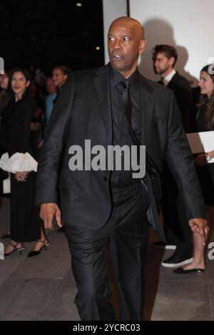 NY, USA. Oktober 2024. NEW YORK, NEW YORK - 23. OKTOBER: Denzel Washington besucht am 23. Oktober 2024 den 16. Jährlichen Filmvorteil des Museums of Modern Art in New York City. (Kreditbild: © Luiz Rampelotto/ZUMA Press Wire) NUR REDAKTIONELLE VERWENDUNG! Nicht für kommerzielle ZWECKE! Stockfoto