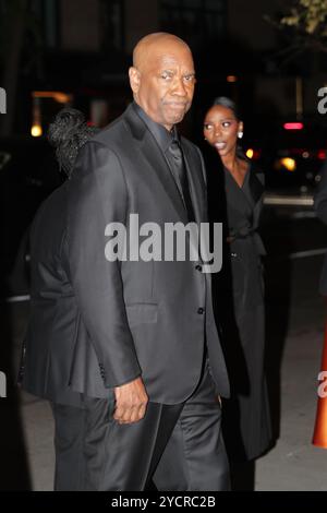 NY, USA. Oktober 2024. NEW YORK, NEW YORK - 23. OKTOBER: Denzel Washington besucht am 23. Oktober 2024 den 16. Jährlichen Filmvorteil des Museums of Modern Art in New York City. (Kreditbild: © Luiz Rampelotto/ZUMA Press Wire) NUR REDAKTIONELLE VERWENDUNG! Nicht für kommerzielle ZWECKE! Stockfoto