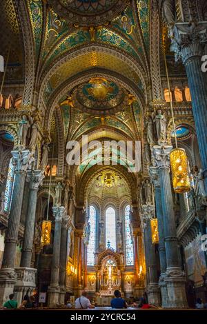 Lyon Kathedrale gewidmet St. Johannes des Täufers Stockfoto