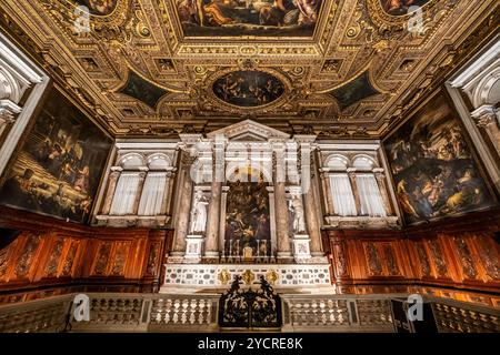 Scuola Grande di San Rocco, Venedig, Venetien, Italien Stockfoto