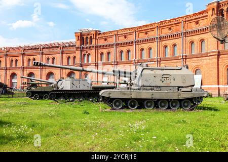 Selbstfahrende Haubitze 2S19 Msta- S Stockfoto