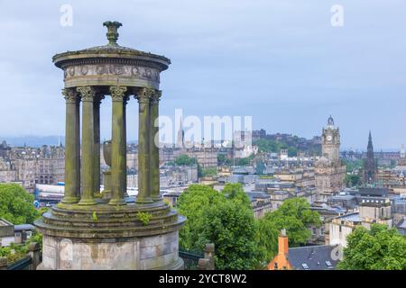 Blick vom Calton Hill von Edinburgh, Schottland, Großbritannien Stockfoto