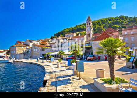 Insel Vis Yachting Blick Stockfoto