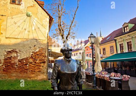 Alten Tkalciceva Straße in Zagreb Stockfoto