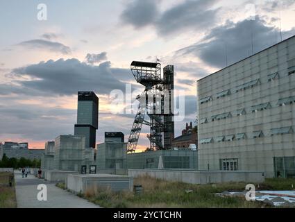 Im ehemaligen Bergbaugebiet des Schlesischen Museums, Kattowitz, Polen Stockfoto