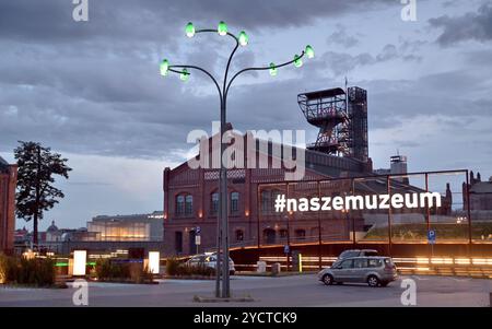 Im ehemaligen Bergbaugebiet des Schlesischen Museums, Kattowitz, Polen Stockfoto