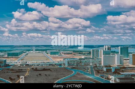 Brasilien, Brasilia, Panoramablick über die Stadt Stockfoto