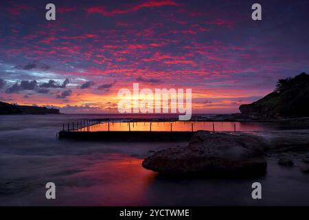 Sonnenschein am Malabar Rock Pool Stockfoto