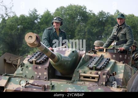 Das Sturmgeschütz III war ein von Deutschland während des Zweiten Weltkriegs hergestelltes Sturmgeschütz Stockfoto