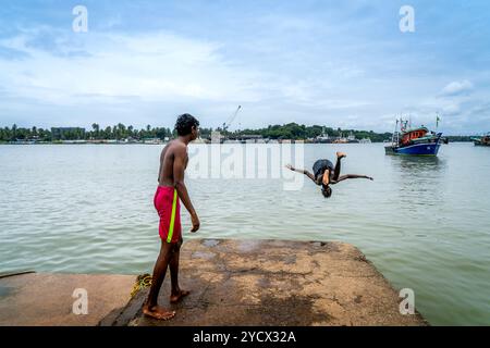 Das Vogelschutzgebiet Kadalundi liegt im Vallikunnu Grama Panchayat im Bezirk Malappuram in Kerala, Indien. 6. Oktober 2024. Stockfoto