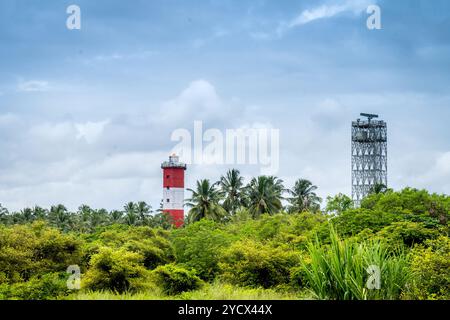 Das Vogelschutzgebiet Kadalundi liegt im Vallikunnu Grama Panchayat im Bezirk Malappuram in Kerala, Indien. Stockfoto