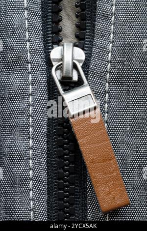 Reißverschlusstasche Stockfoto