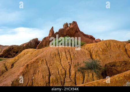 Skazka aka Fairy tale Canyon, Kirgisistan Stockfoto