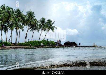 Das Vogelschutzgebiet Kadalundi liegt im Vallikunnu Grama Panchayat im Bezirk Malappuram in Kerala, Indien. 6. Oktober 2024. Stockfoto