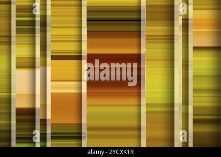 Ein abstrakter Hintergrund mit Linien in verschiedenen Grün-, Gelb- und Brauntönen, die eine optisch beruhigende und elegante Textur schaffen, die perfekt für Konkrete ist Stockfoto