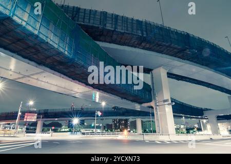 Autobahnen in Tokio Stockfoto