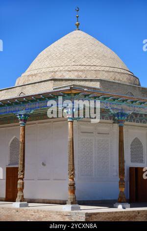 Moschee in der Gedenkstätte сomplex Dorus-Saodat. Monument der Timuriden-Dynastie Dorus-Saodat, das bedeutet "Lager der Macht". Familiengrab der Timurid-Dynastie Stockfoto