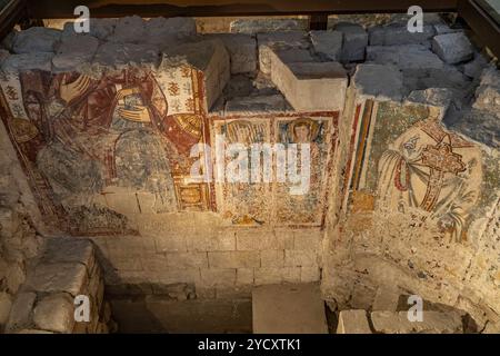 Kathedrale Matera Fresken in der Kathedrale Matera, Basilikata, Italien, Europa Fresken in der Kathedrale Matera, Basilicata, Italien, Europa *** Matera Stockfoto