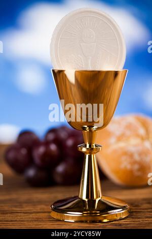 Sakrament der Kommunion, Eucharistie Symbol Stockfoto