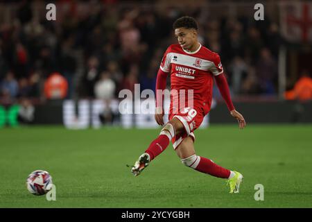 Middlesbrough's Neto Borges in Aktion während des Sky Bet Championship-Spiels zwischen Middlesbrough und Sheffield United am Mittwoch, den 23. Oktober 2024, im Riverside Stadium in Middlesbrough. (Foto: Mark Fletcher | MI News) Credit: MI News & Sport /Alamy Live News Stockfoto