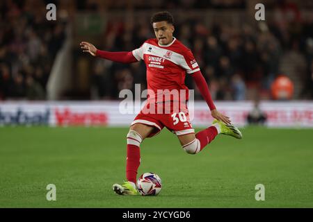 Middlesbrough's Neto Borges in Aktion während des Sky Bet Championship-Spiels zwischen Middlesbrough und Sheffield United am Mittwoch, den 23. Oktober 2024, im Riverside Stadium in Middlesbrough. (Foto: Mark Fletcher | MI News) Credit: MI News & Sport /Alamy Live News Stockfoto