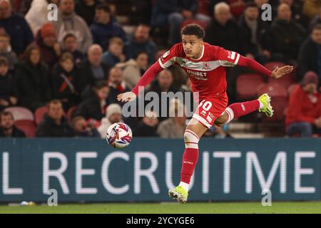 Middlesbrough's Neto Borges in Aktion während des Sky Bet Championship-Spiels zwischen Middlesbrough und Sheffield United am Mittwoch, den 23. Oktober 2024, im Riverside Stadium in Middlesbrough. (Foto: Mark Fletcher | MI News) Credit: MI News & Sport /Alamy Live News Stockfoto